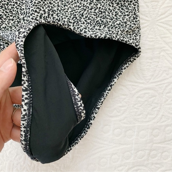 Athleta Seychelles Jacquard Textured One Piece Swimsuit, Black / White - Picture 6 of 7